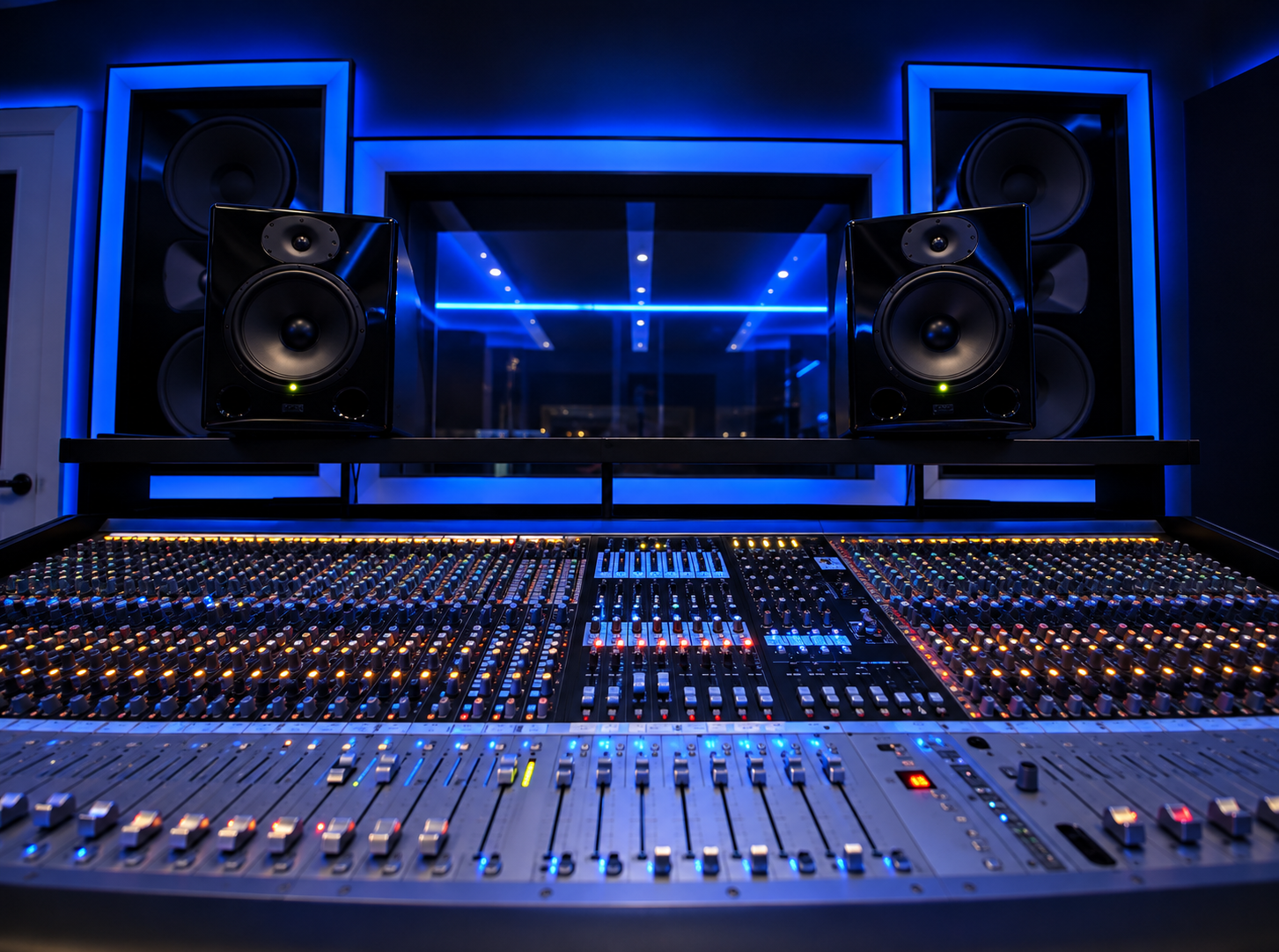 Mixing and mastering console